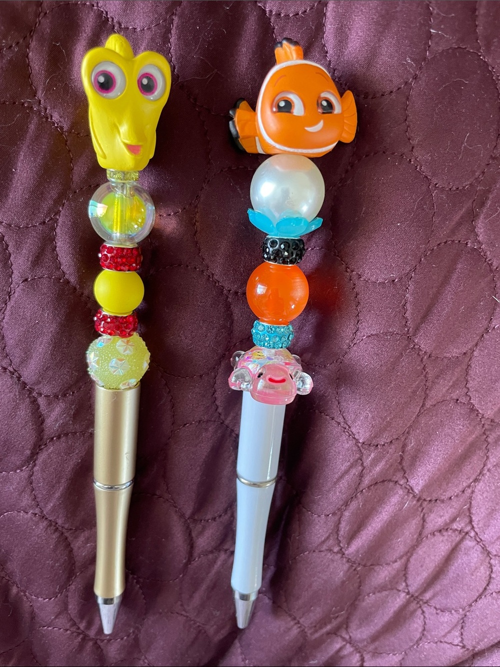 Disney Character Nemo & Bubbles Doorables Beaded Ink Pens